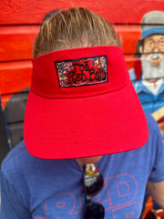 Red Bar Classic Patch Visor